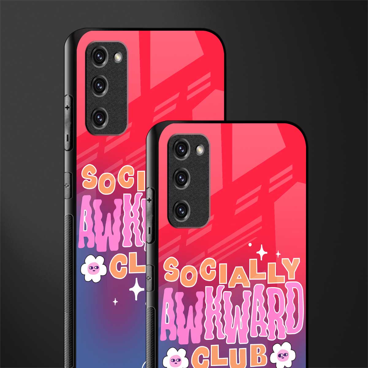 socially awkward club glass case for samsung galaxy s20 fe image-2
