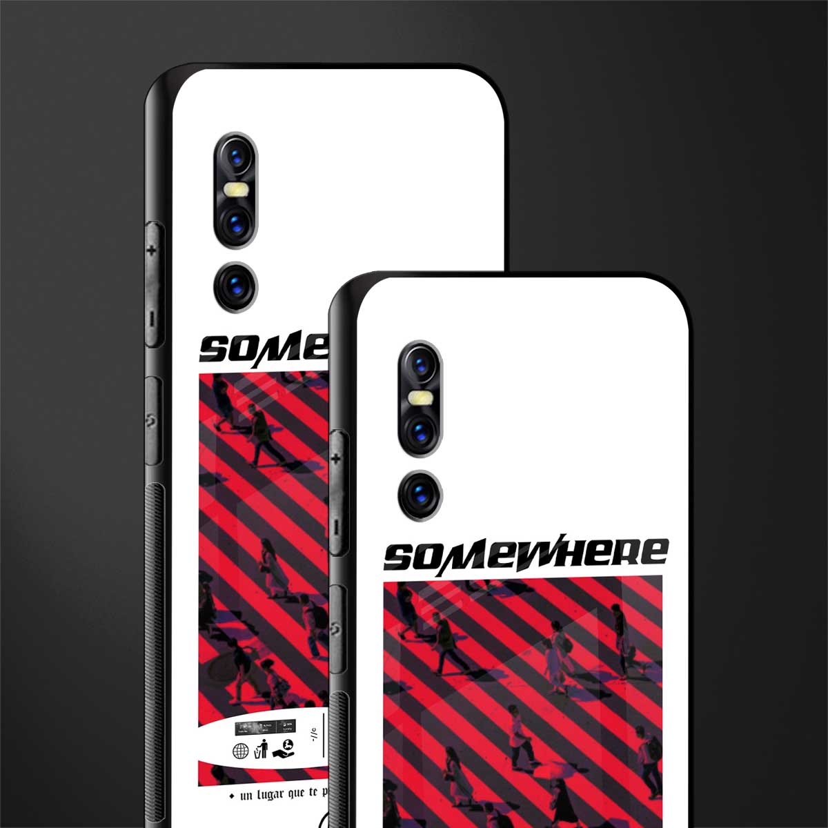 somewhere on the planet glass case for vivo v15 pro image-2