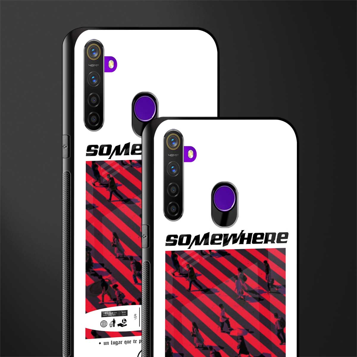 somewhere on the planet glass case for realme 5s image-2