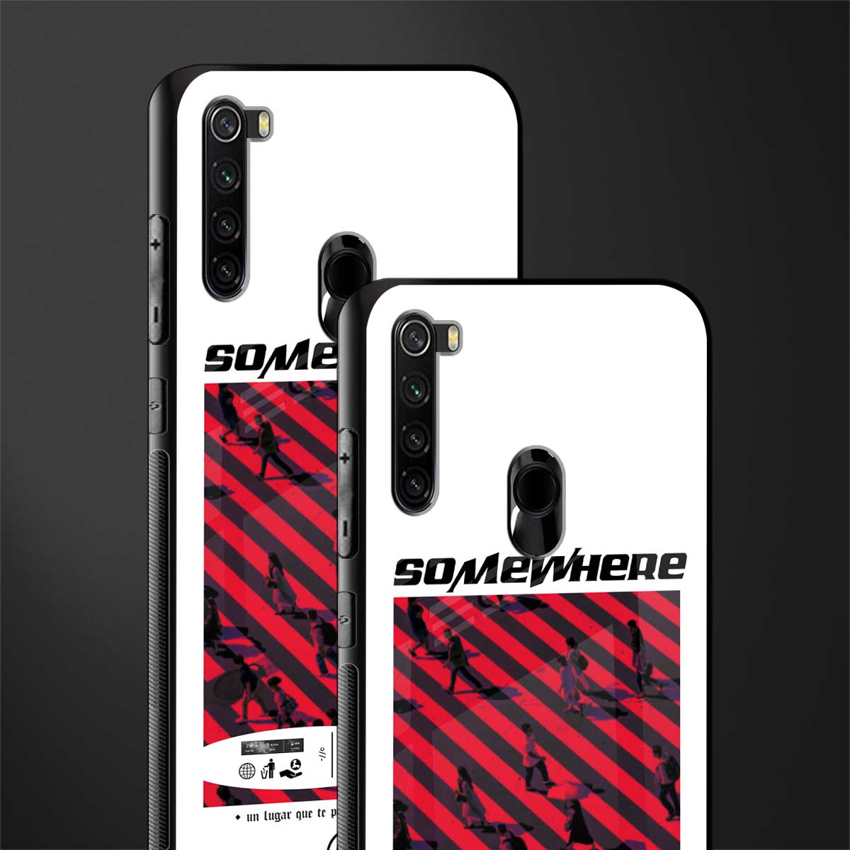 somewhere on the planet glass case for redmi note 8 image-2