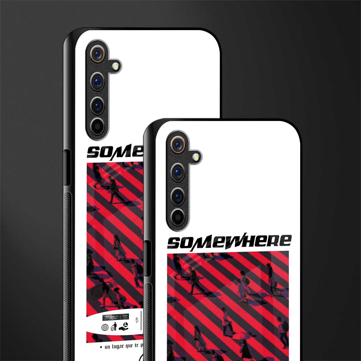 somewhere on the planet glass case for realme 6i image-2