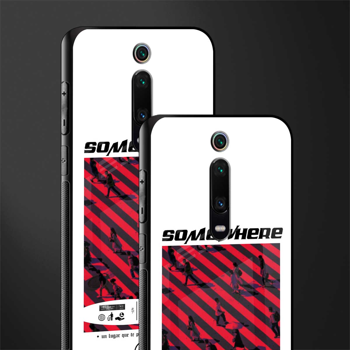 somewhere on the planet glass case for redmi k20 pro image-2