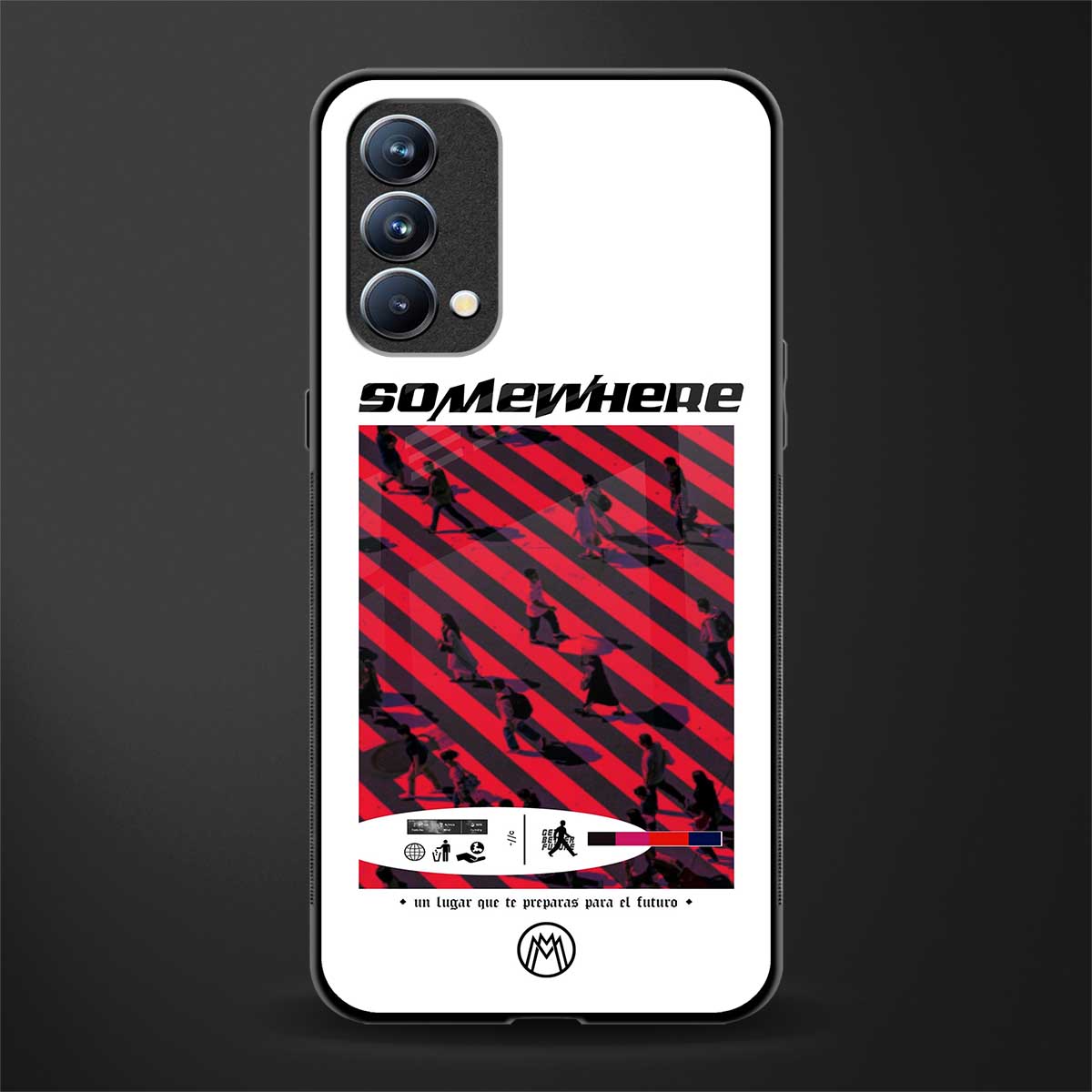 somewhere on the planet glass case for oppo f19s image