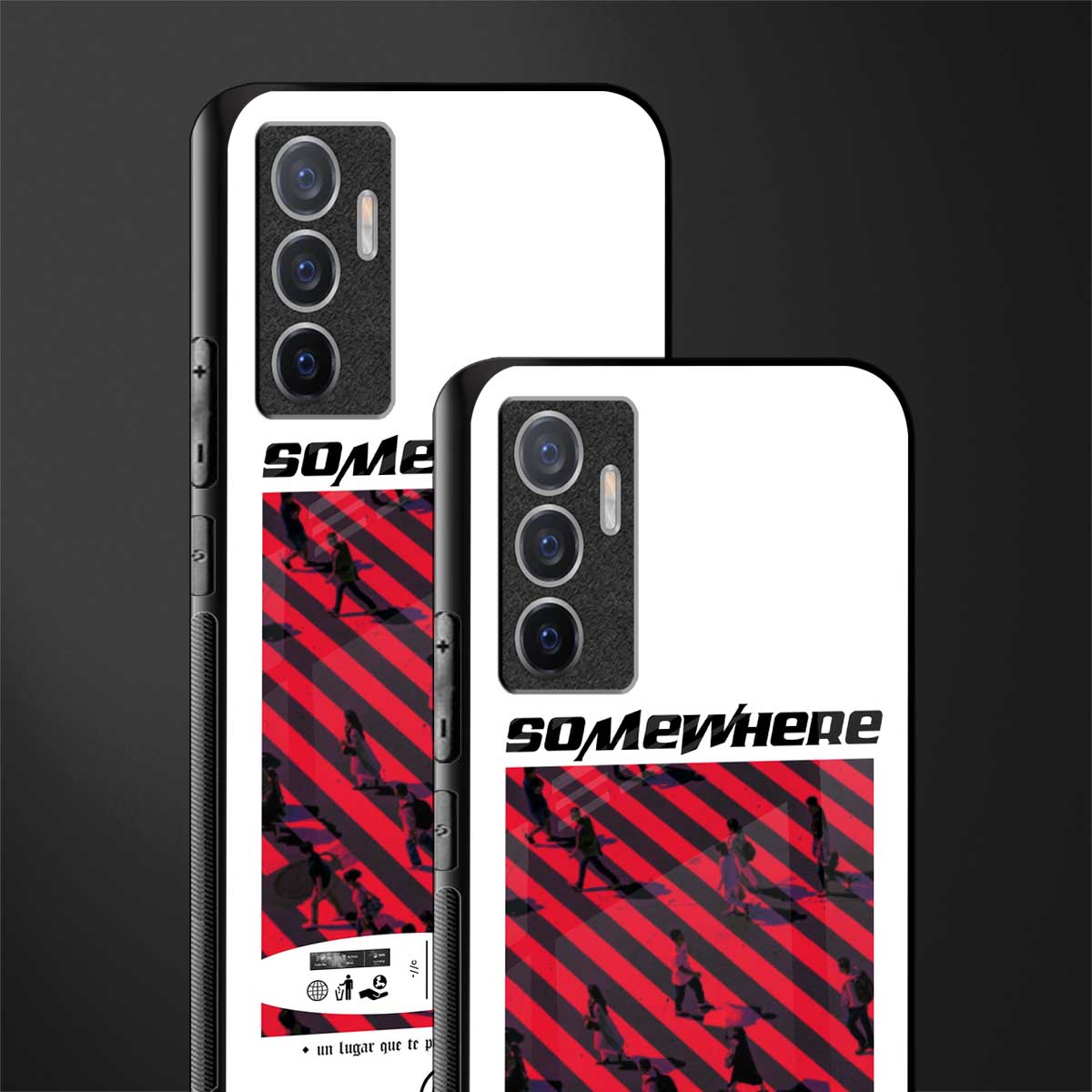 somewhere on the planet glass case for vivo v23e image-2