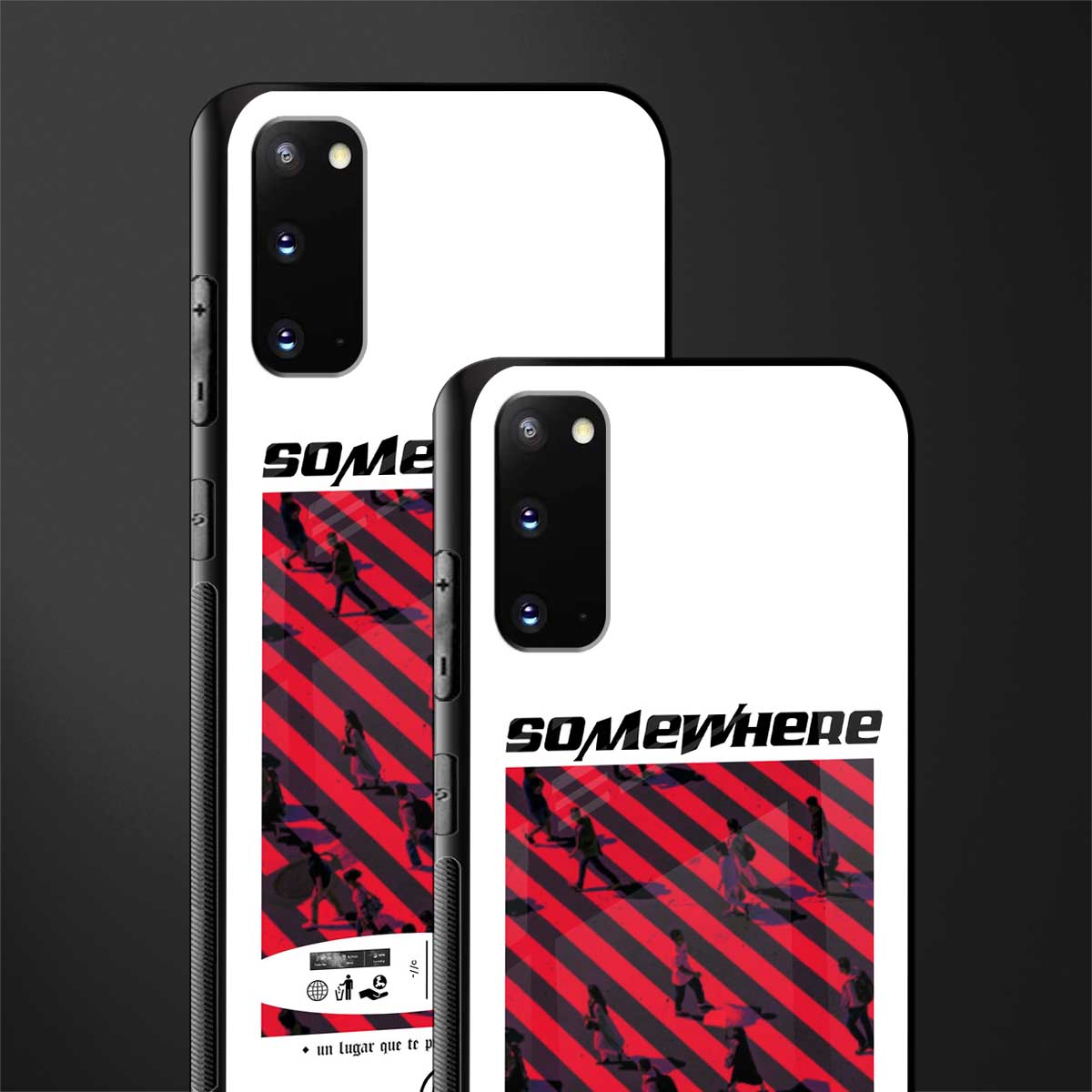 somewhere on the planet glass case for samsung galaxy s20 image-2
