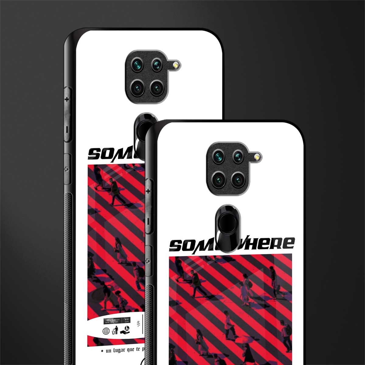 somewhere on the planet glass case for redmi note 9 image-2