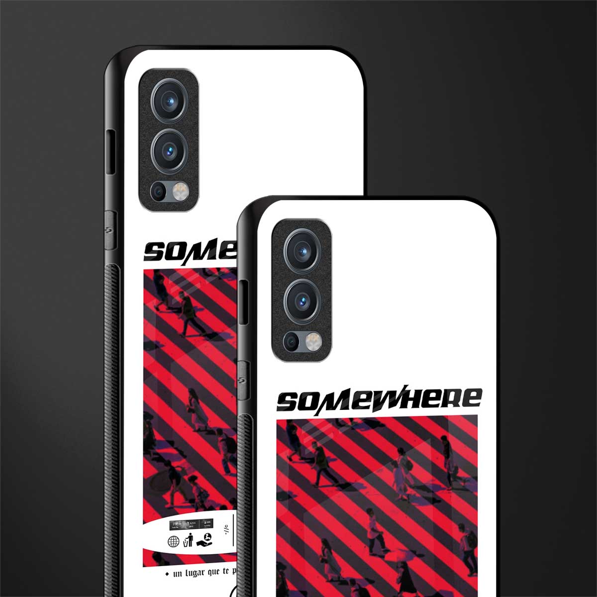 somewhere on the planet glass case for oneplus nord 2 5g image-2