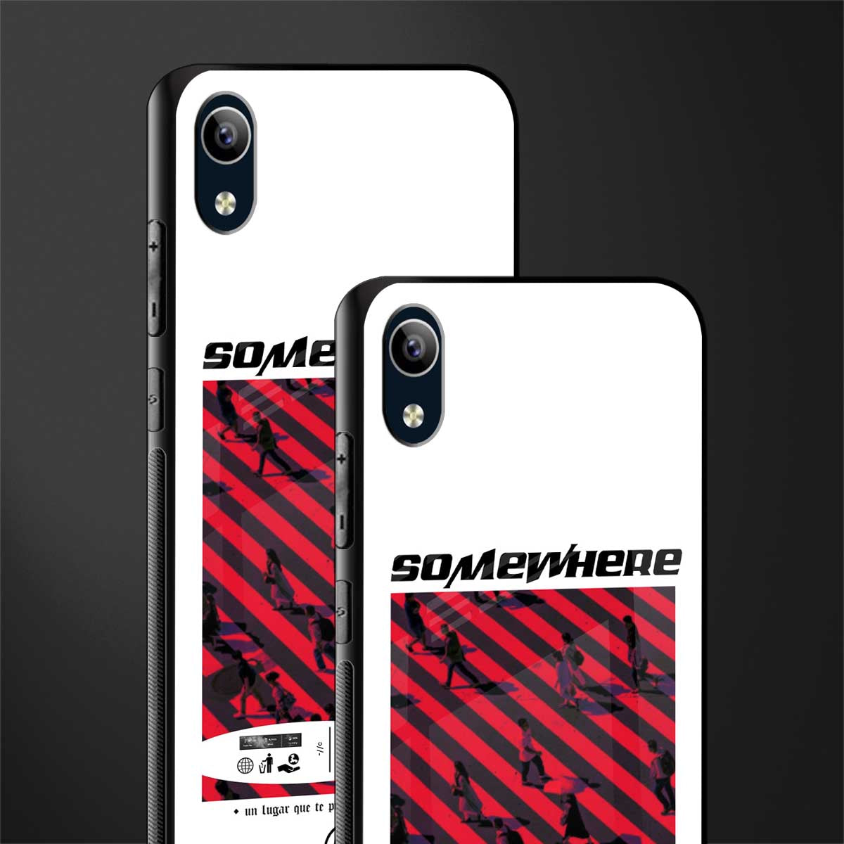 somewhere on the planet glass case for vivo y1s without fingerprint image-2