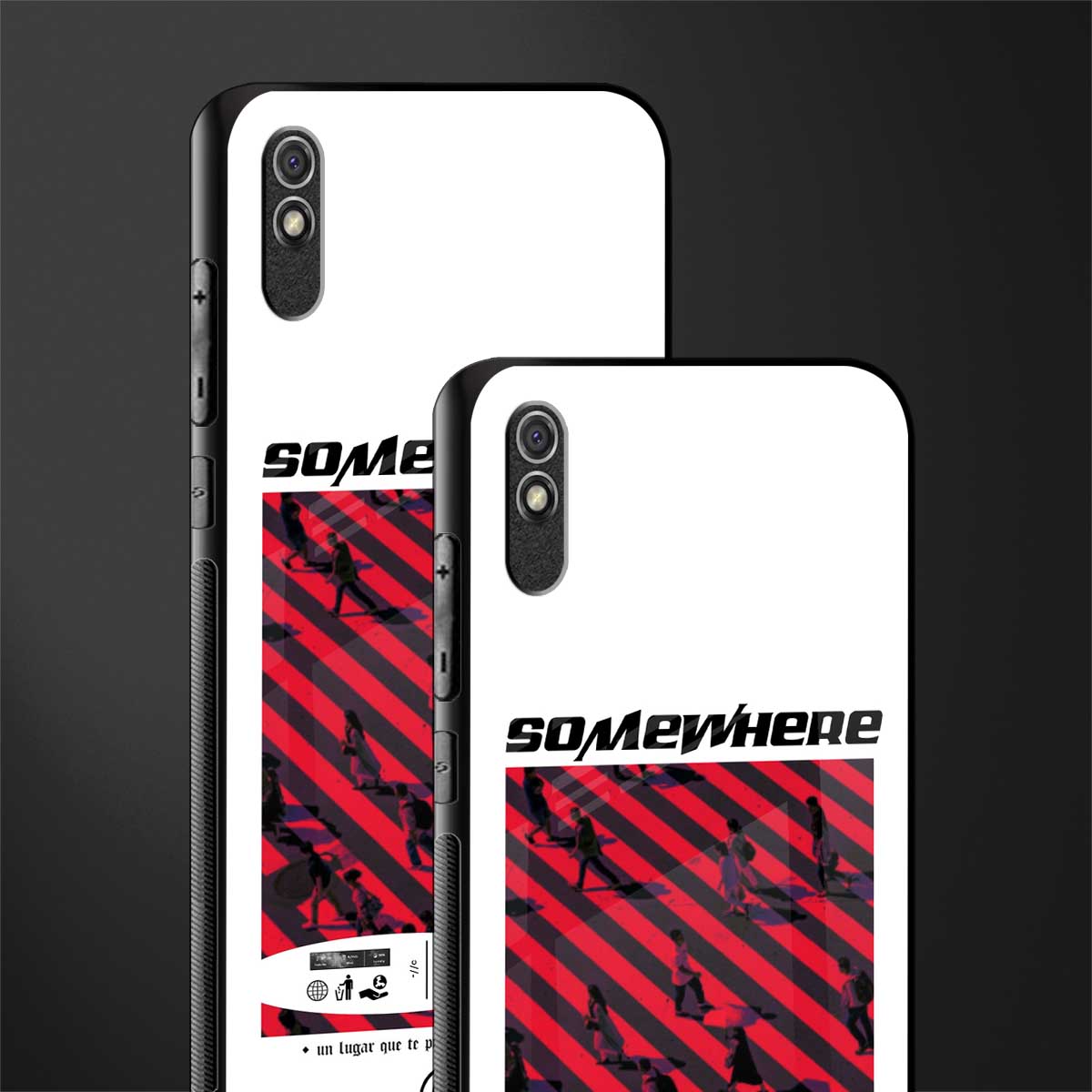 somewhere on the planet glass case for redmi 9i image-2