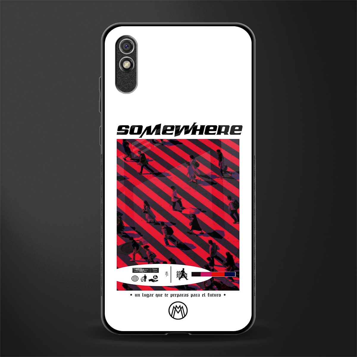 somewhere on the planet glass case for redmi 9i image