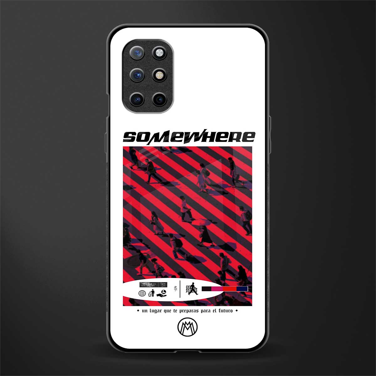 somewhere on the planet glass case for oneplus 8t image