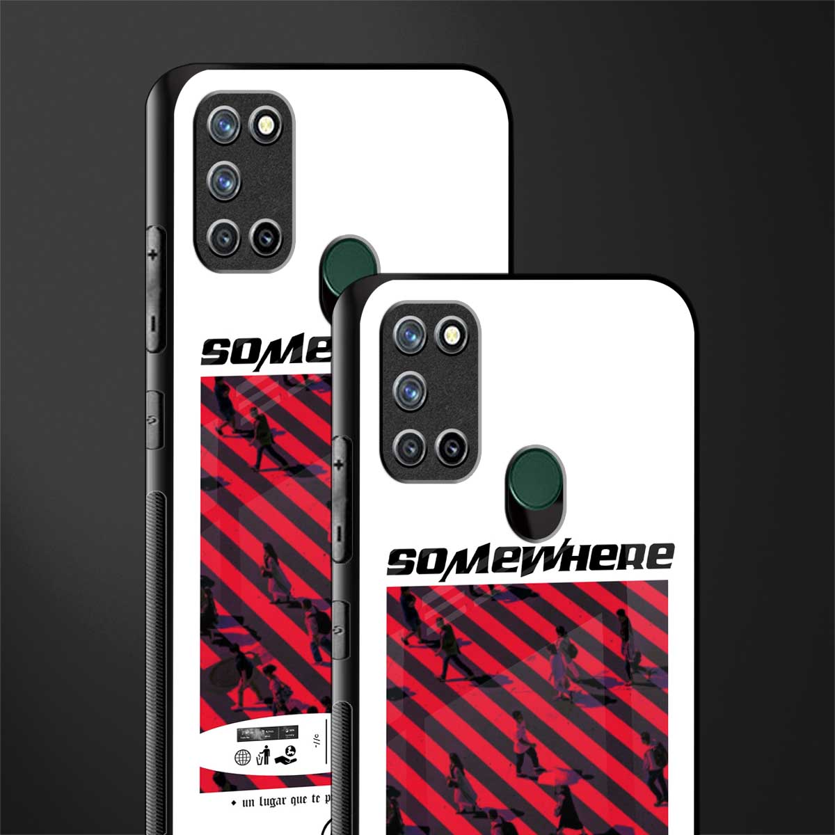 somewhere on the planet glass case for realme 7i image-2