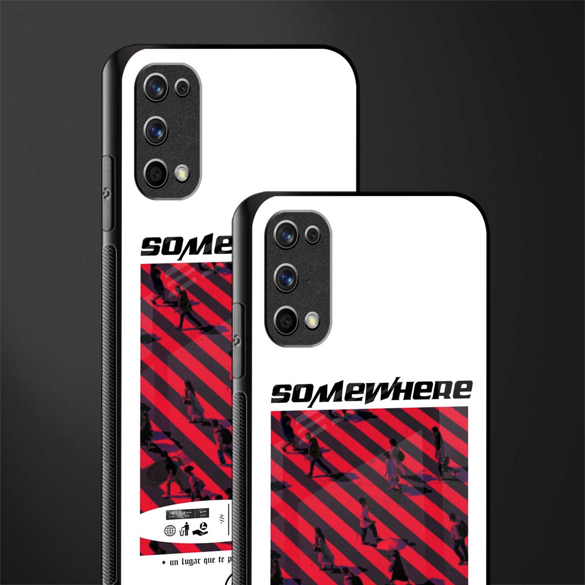 somewhere on the planet glass case for realme 7 pro image-2