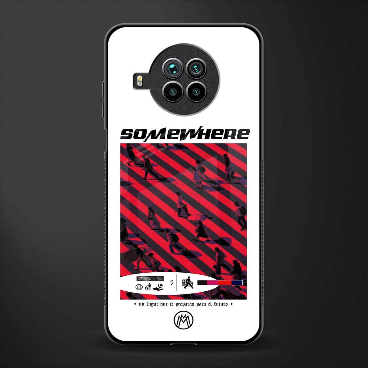 somewhere on the planet glass case for mi 10i image