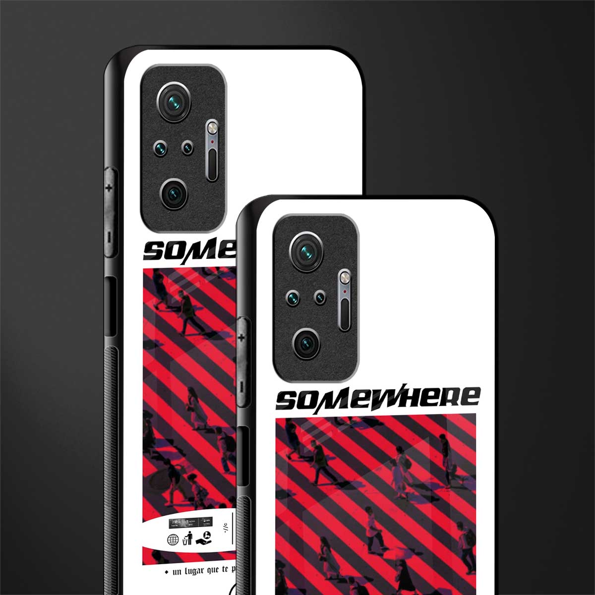 somewhere on the planet glass case for redmi note 10 pro max image-2