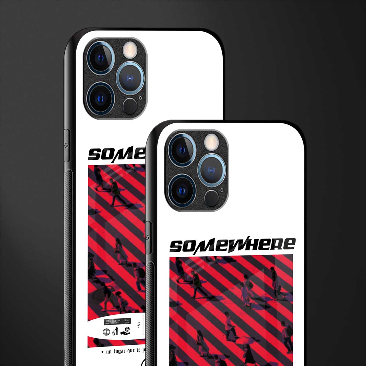 somewhere on the planet glass case for iphone 12 pro max image-2