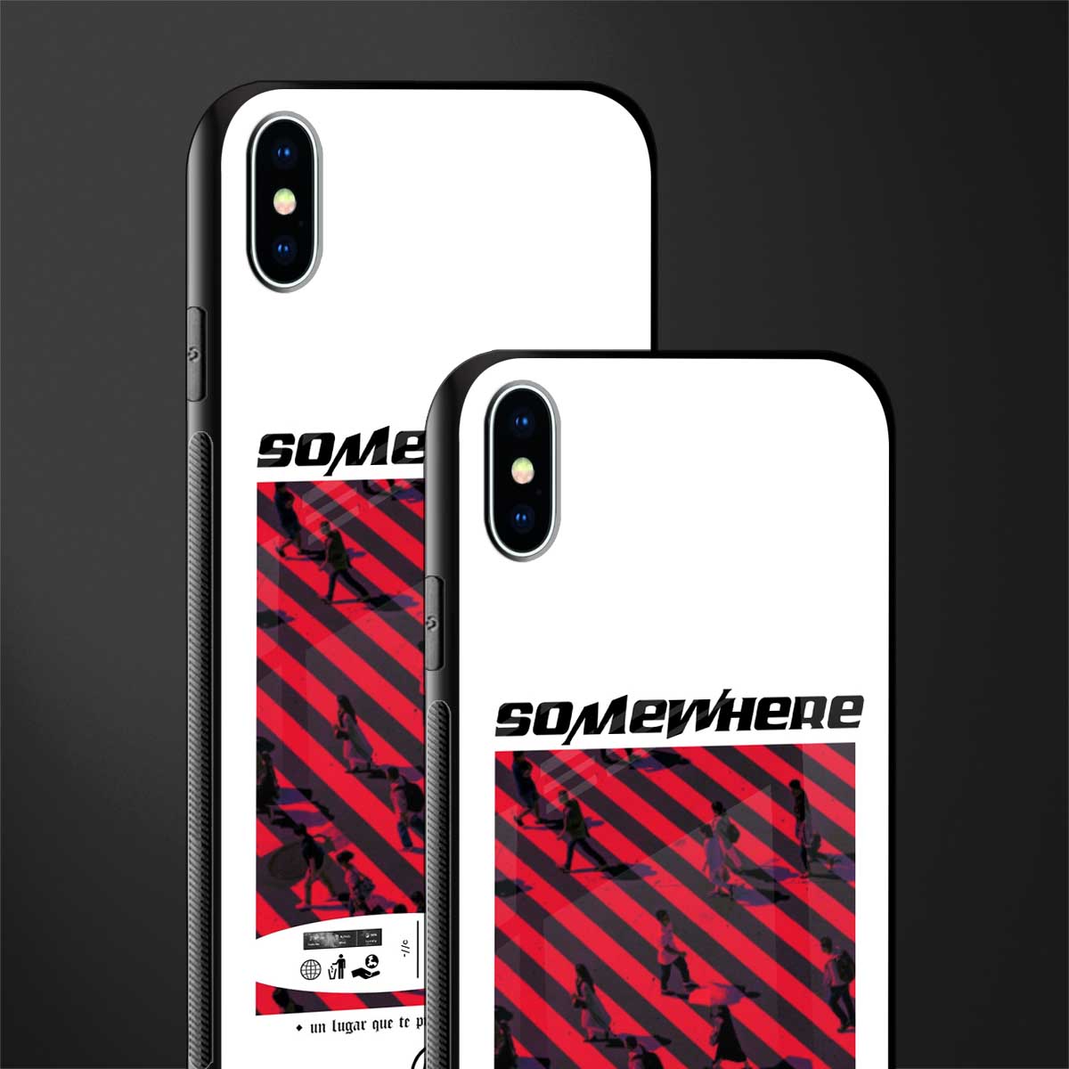 somewhere on the planet glass case for iphone xs max image-2