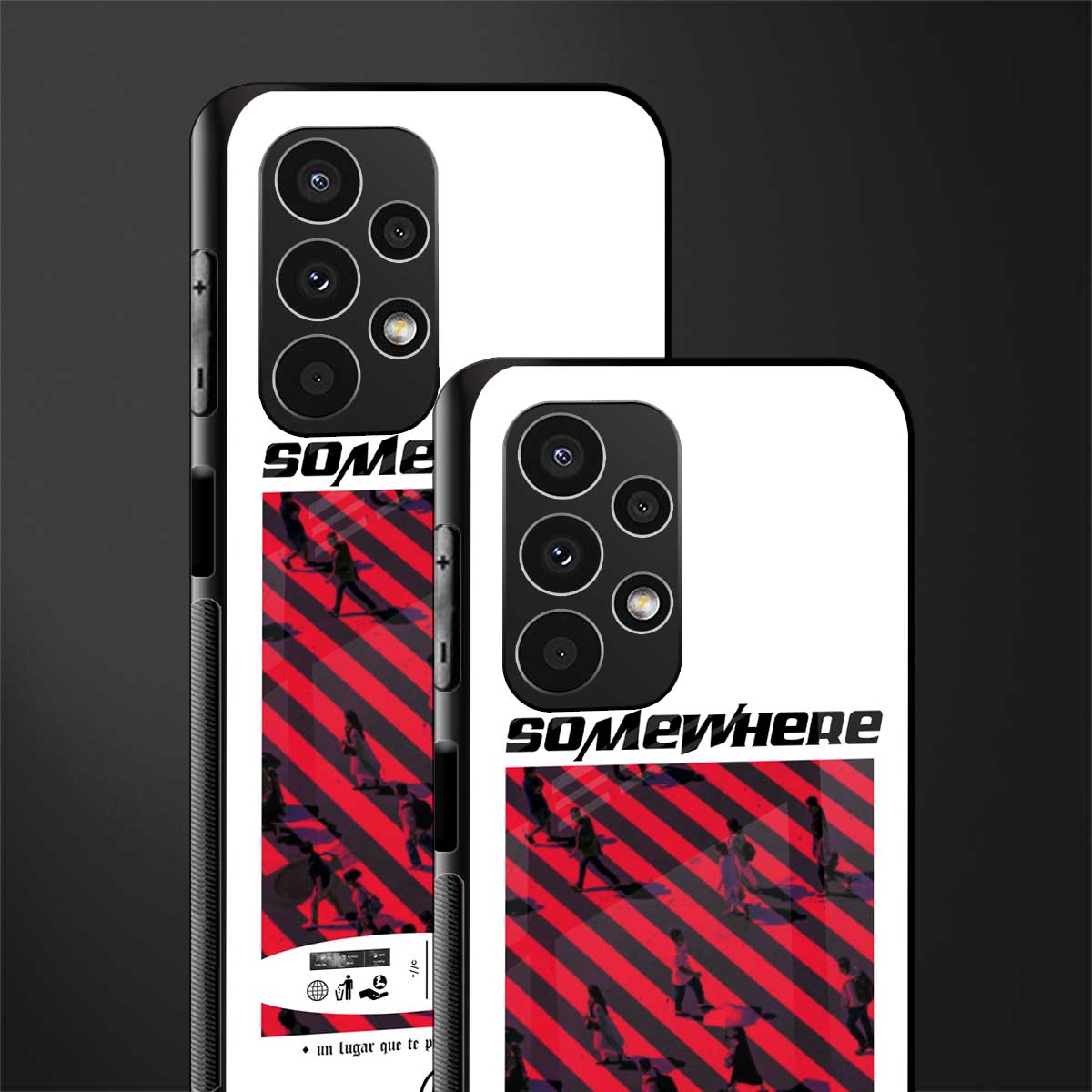 somewhere on the planet back phone cover | glass case for samsung galaxy a13 4g