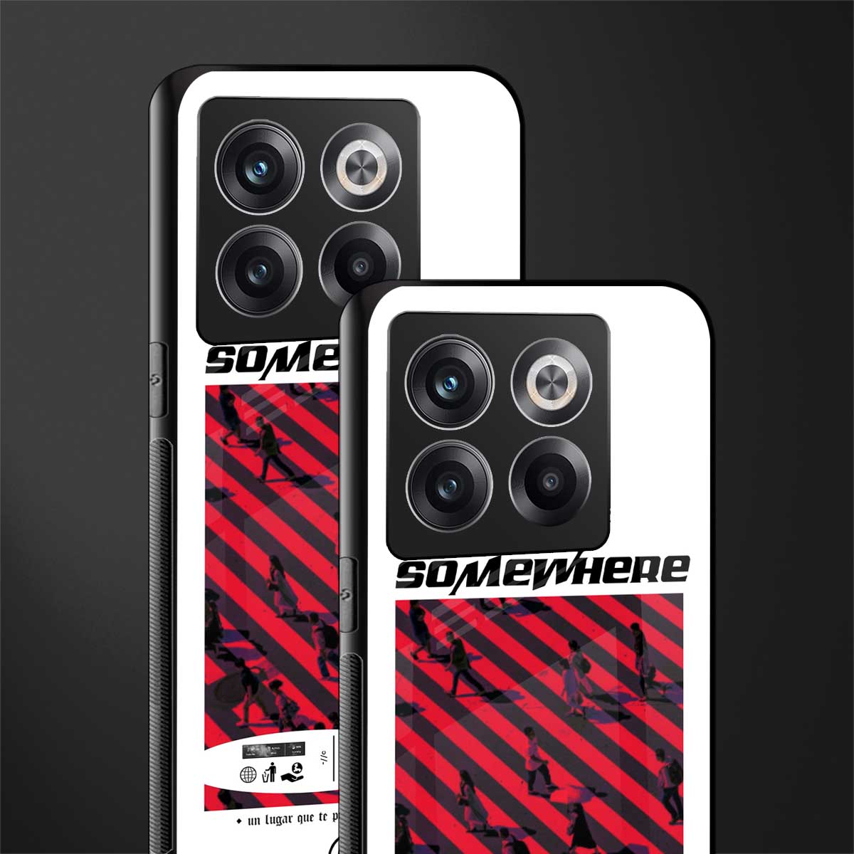 somewhere on the planet back phone cover | glass case for oneplus 10t