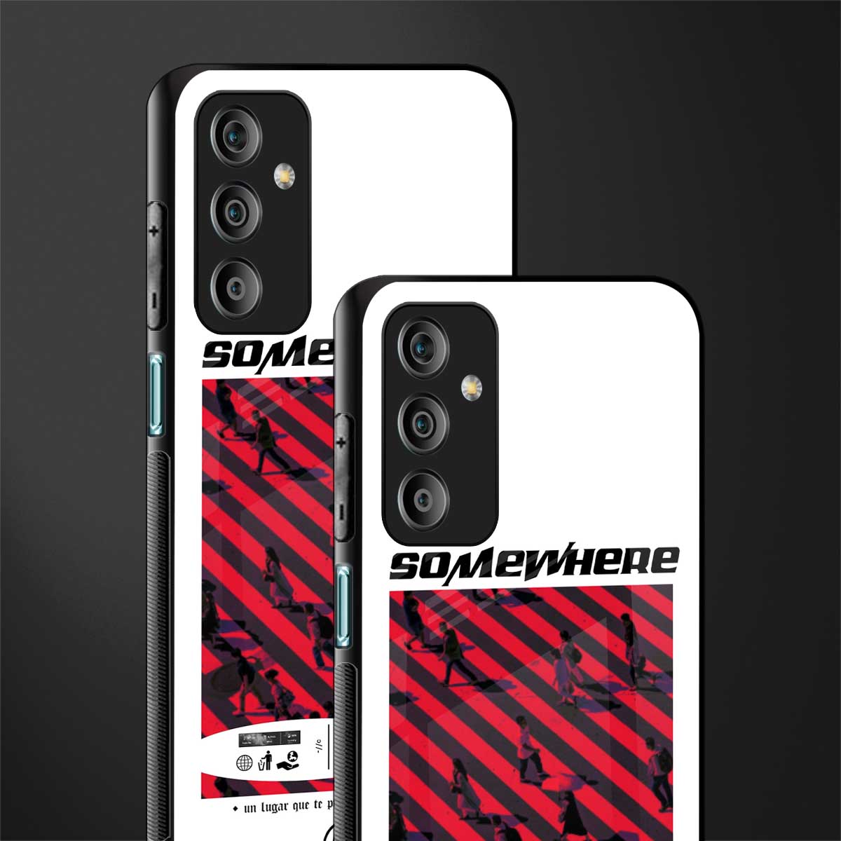 somewhere on the planet back phone cover | glass case for samsung galaxy f23 5g