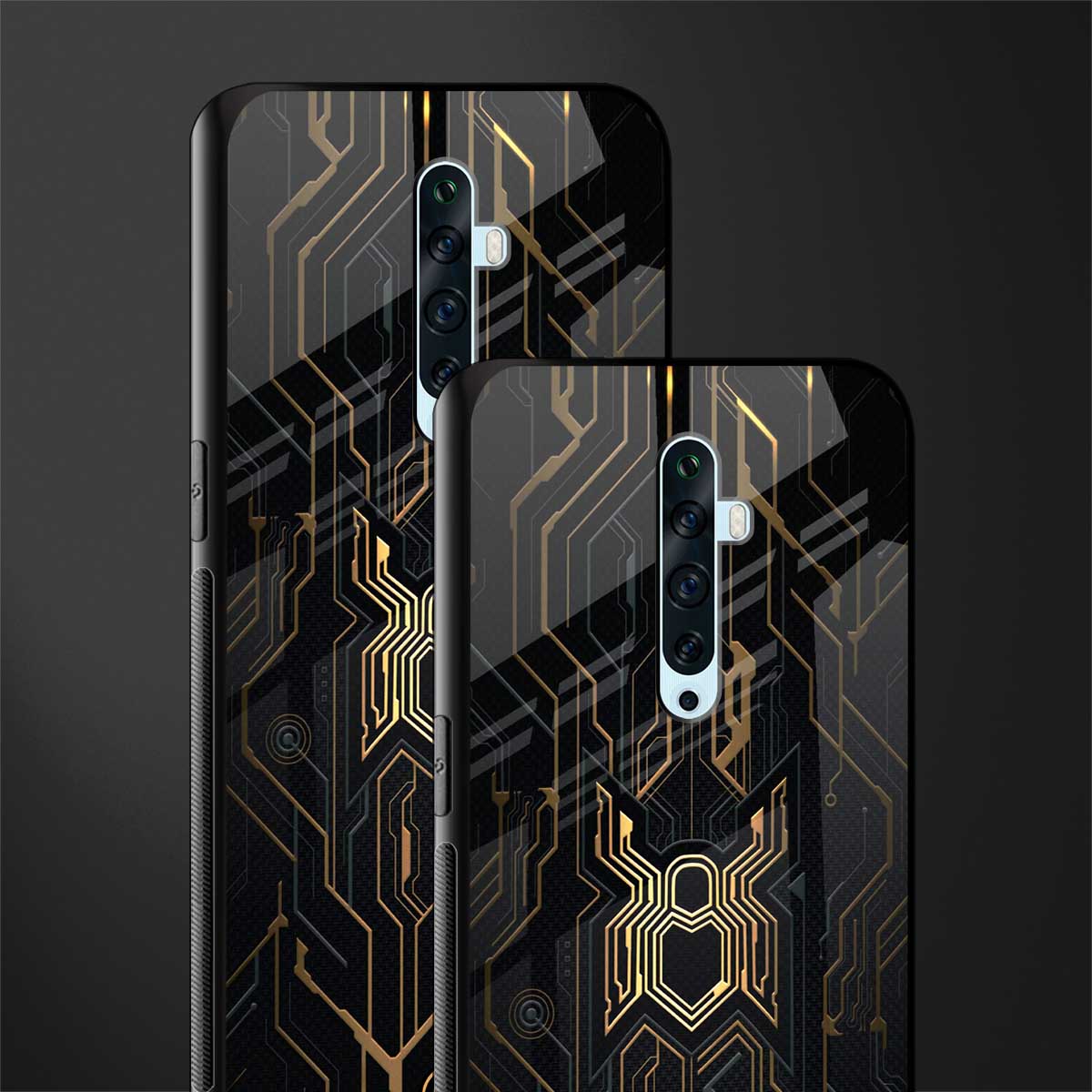 spider verse glass case for oppo reno 2f image-2
