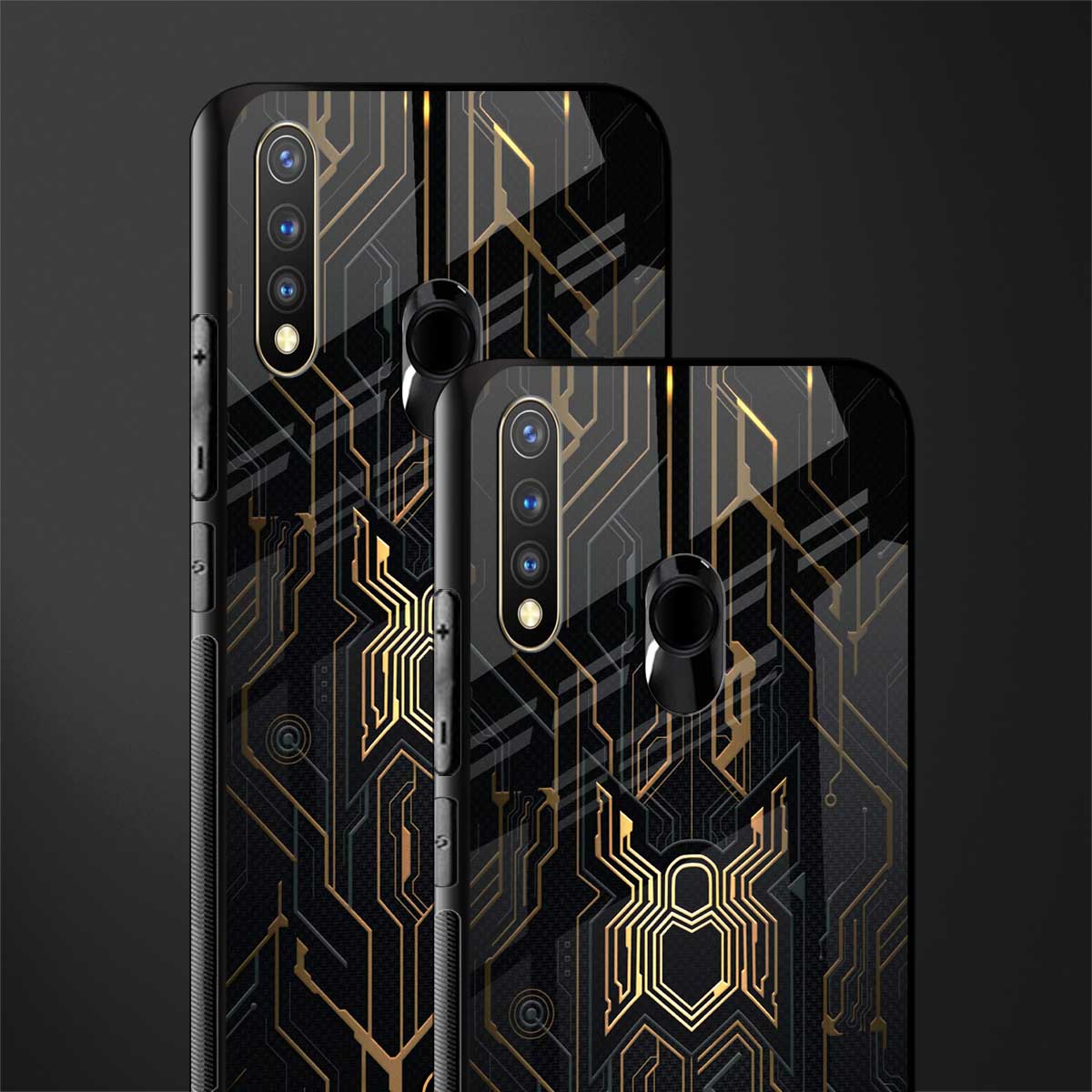 spider verse glass case for vivo u20 image-2