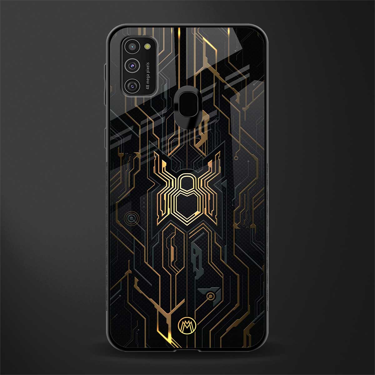 spider verse glass case for samsung galaxy m30s image