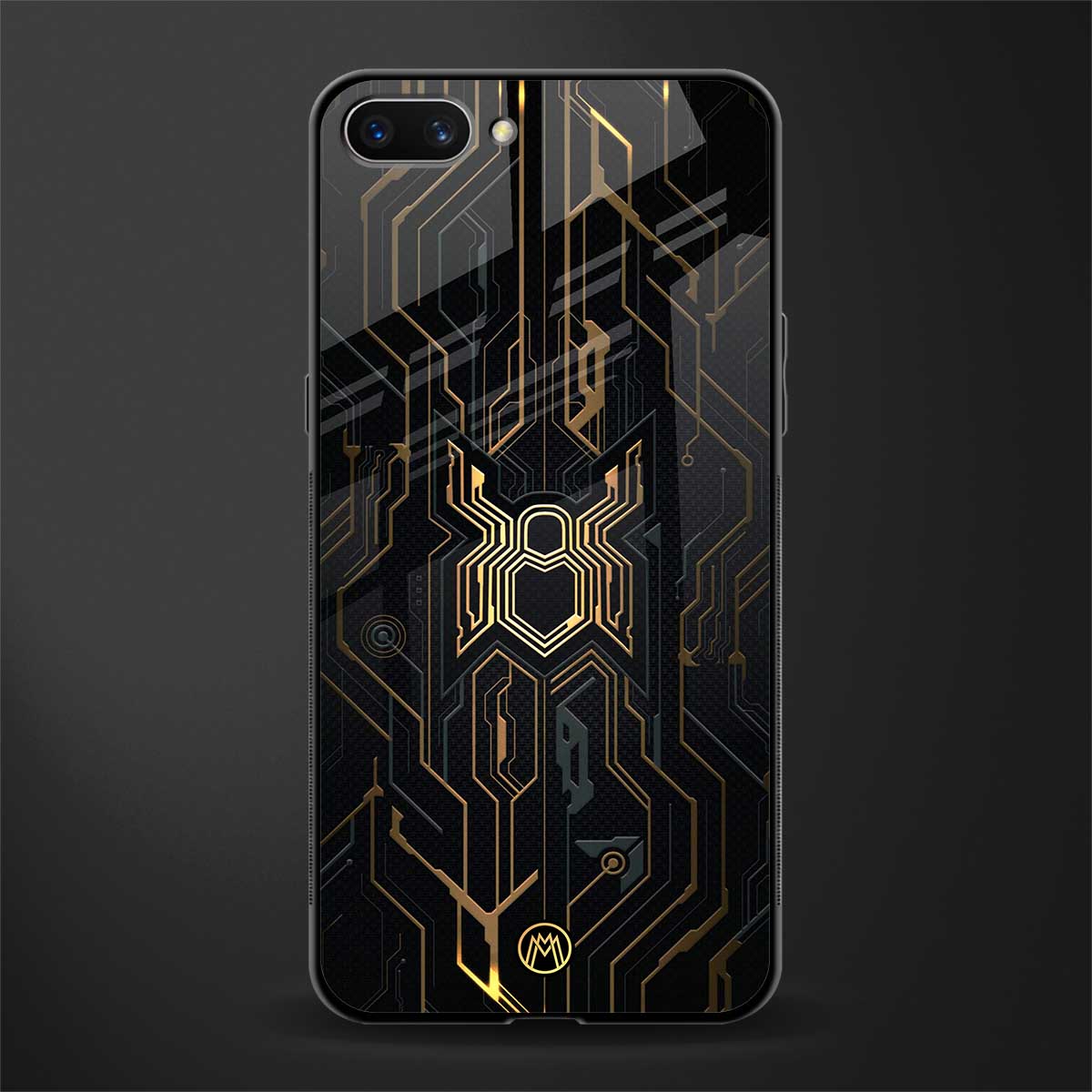 spider verse glass case for realme c1 image