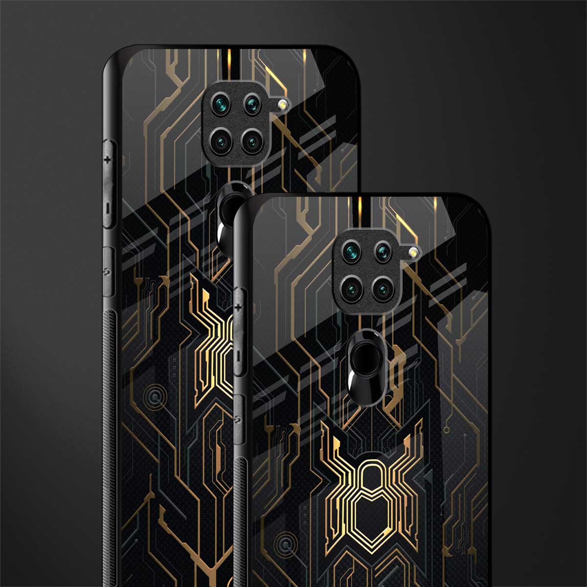 spider verse glass case for redmi note 9 image-2