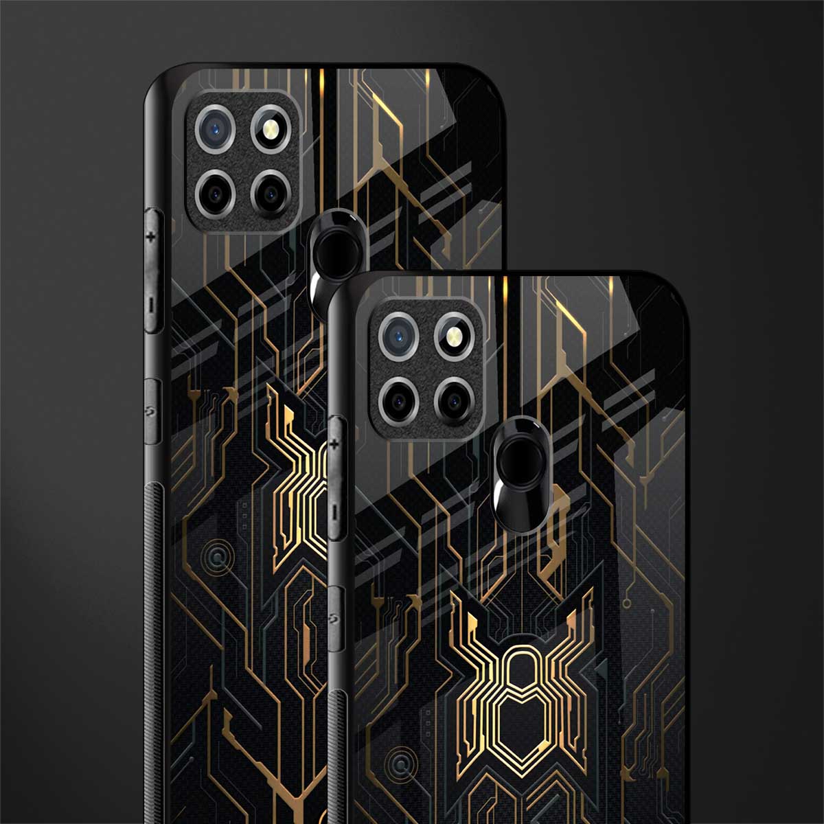 spider verse glass case for realme narzo 30a image-2