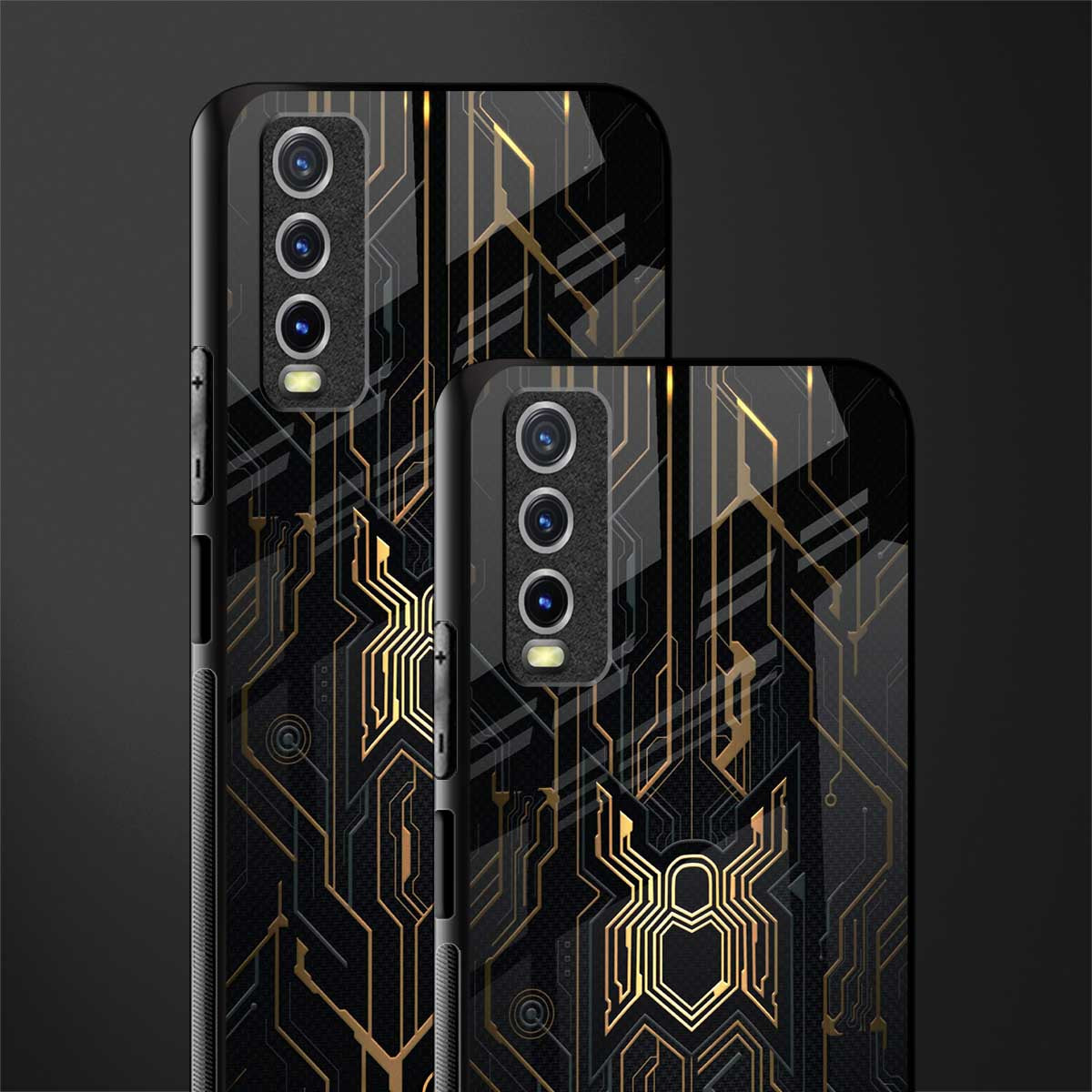 spider verse glass case for vivo y20 image-2