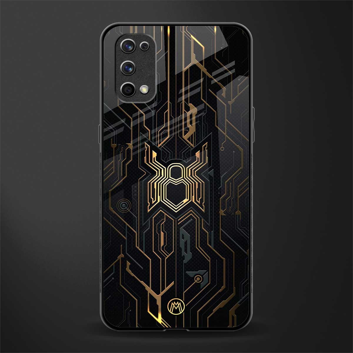 spider verse glass case for realme 7 pro image
