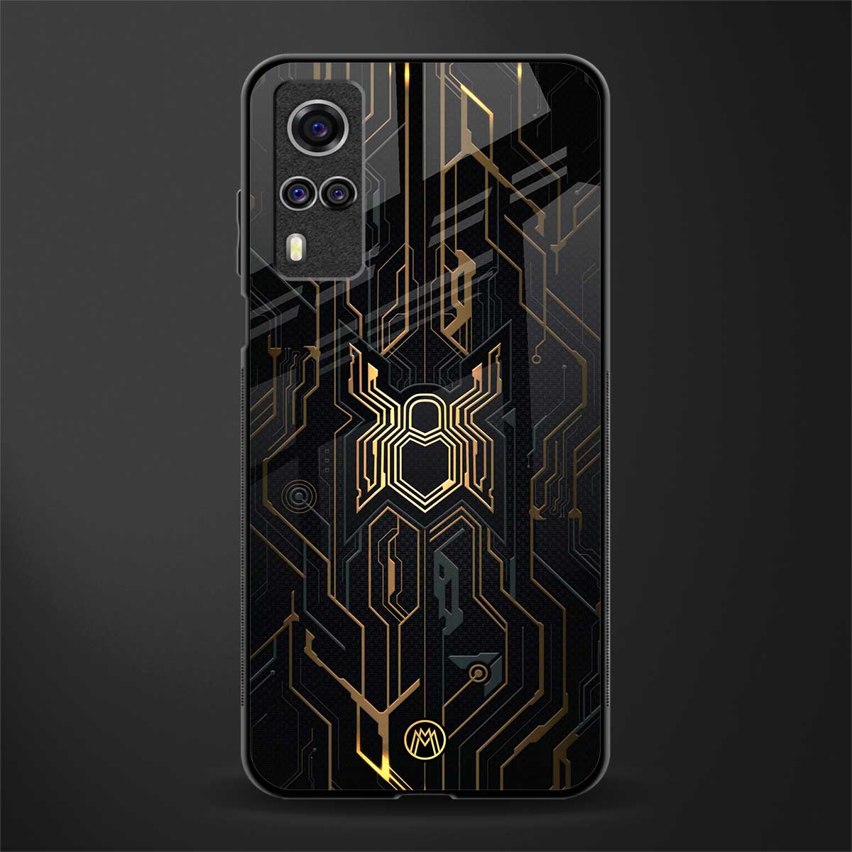 spider verse glass case for vivo y51 image