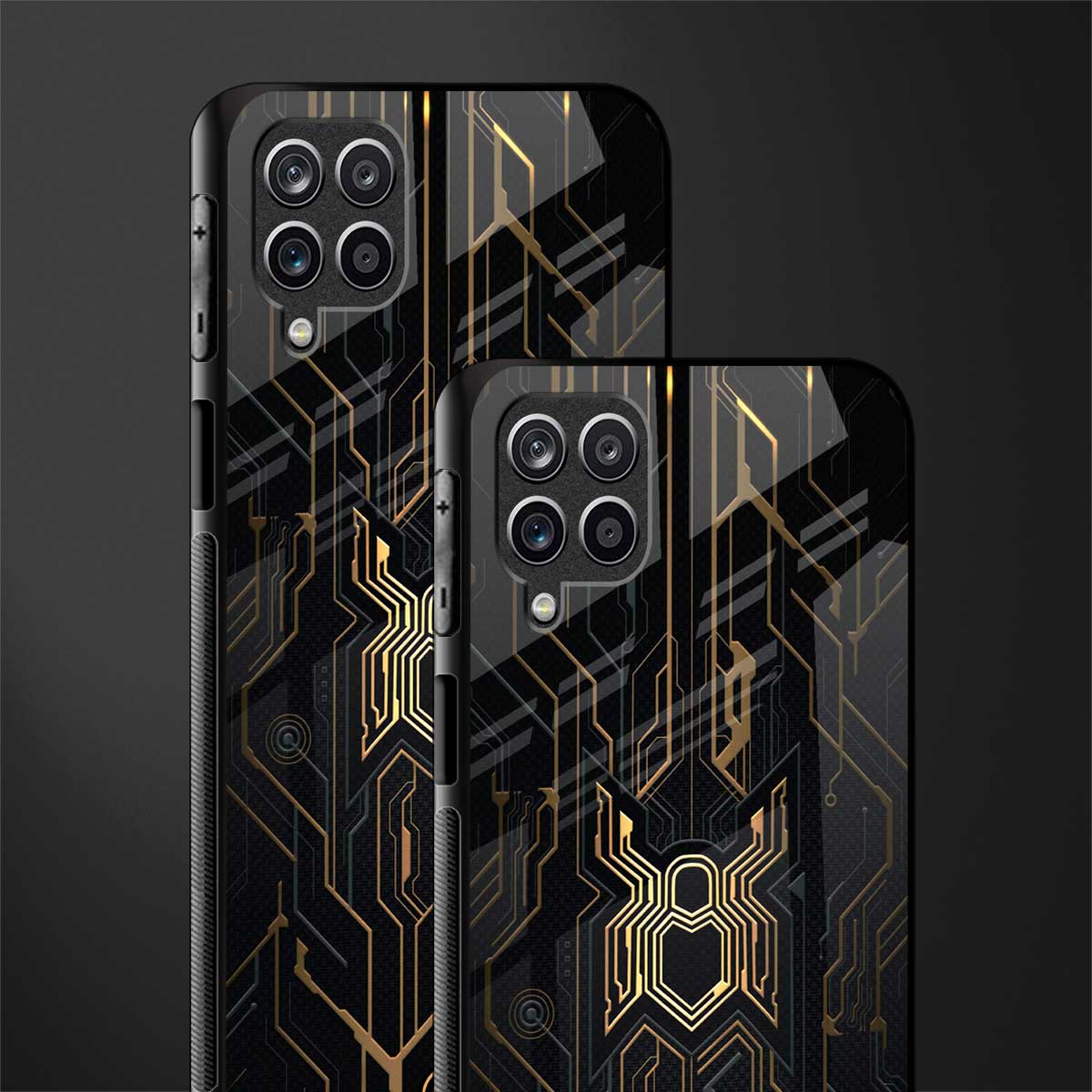 spider verse glass case for samsung galaxy m12 image-2