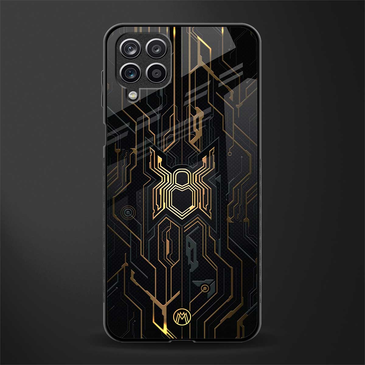 spider verse glass case for samsung galaxy m12 image