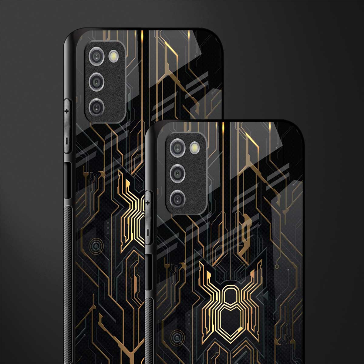 spider verse glass case for samsung galaxy a03s image-2
