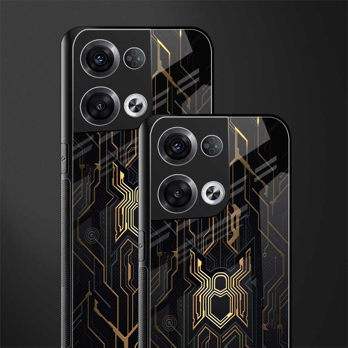 spider verse back phone cover | glass case for oppo reno 8