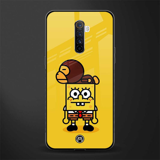 spongebob x bape glass case for realme x2 pro image