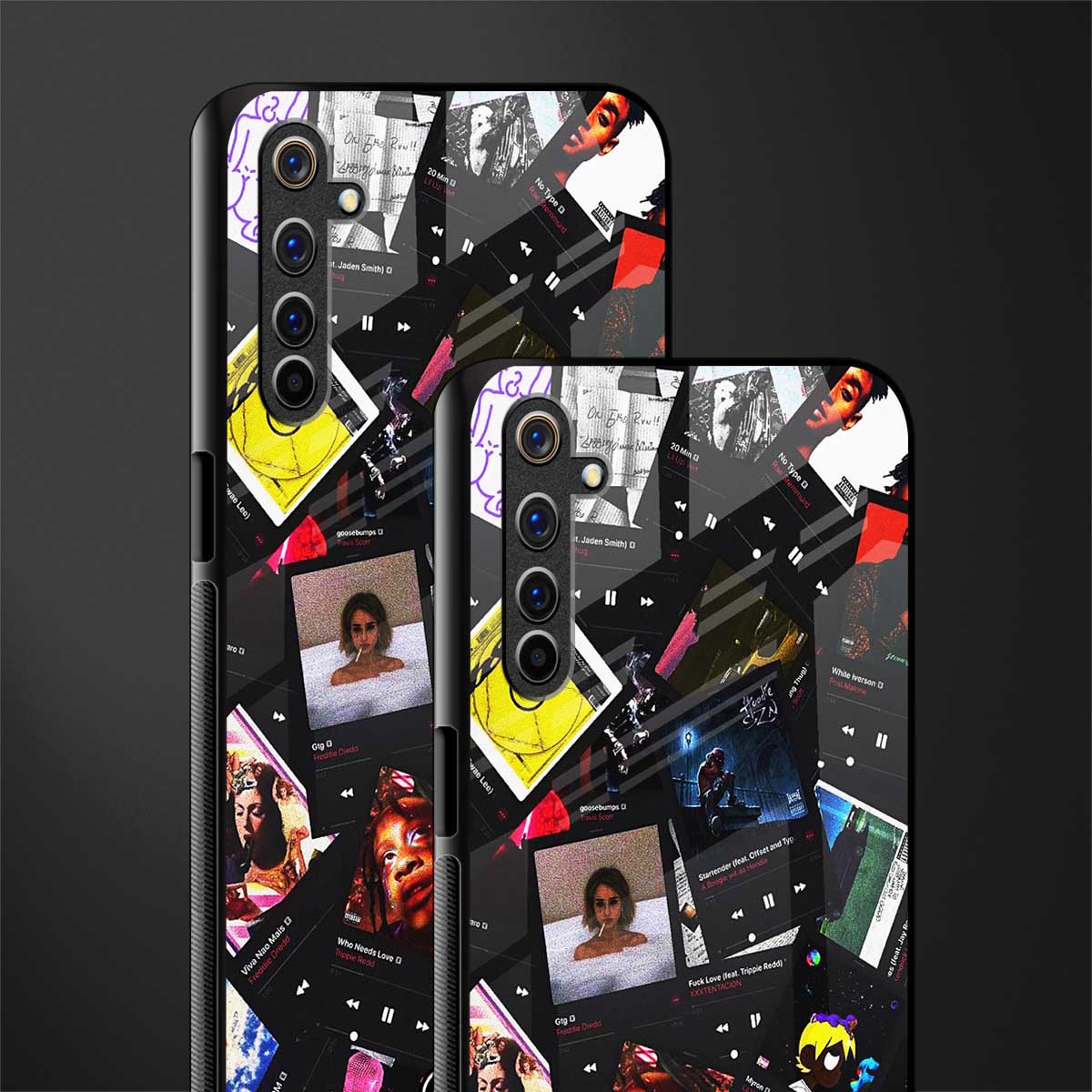 spotify and chill vibes music glass case for realme 6i image-2