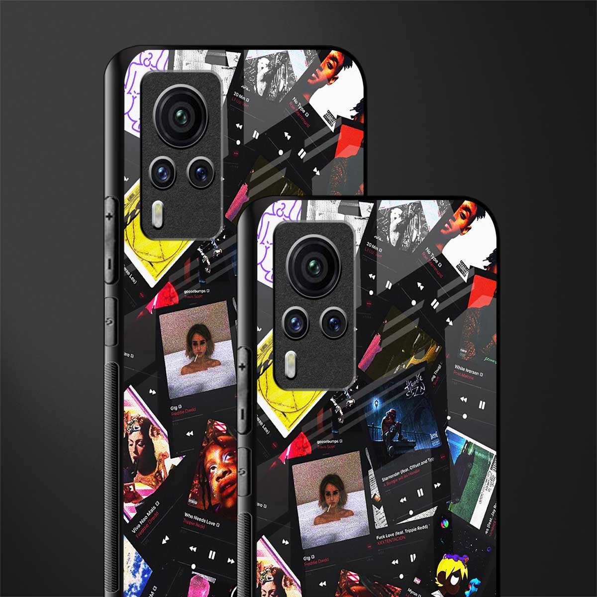 spotify and chill vibes music glass case for vivo x60 pro image-2