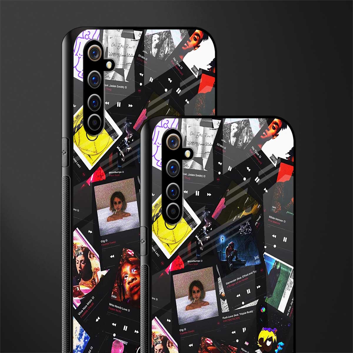 spotify and chill vibes music glass case for realme x50 pro image-2