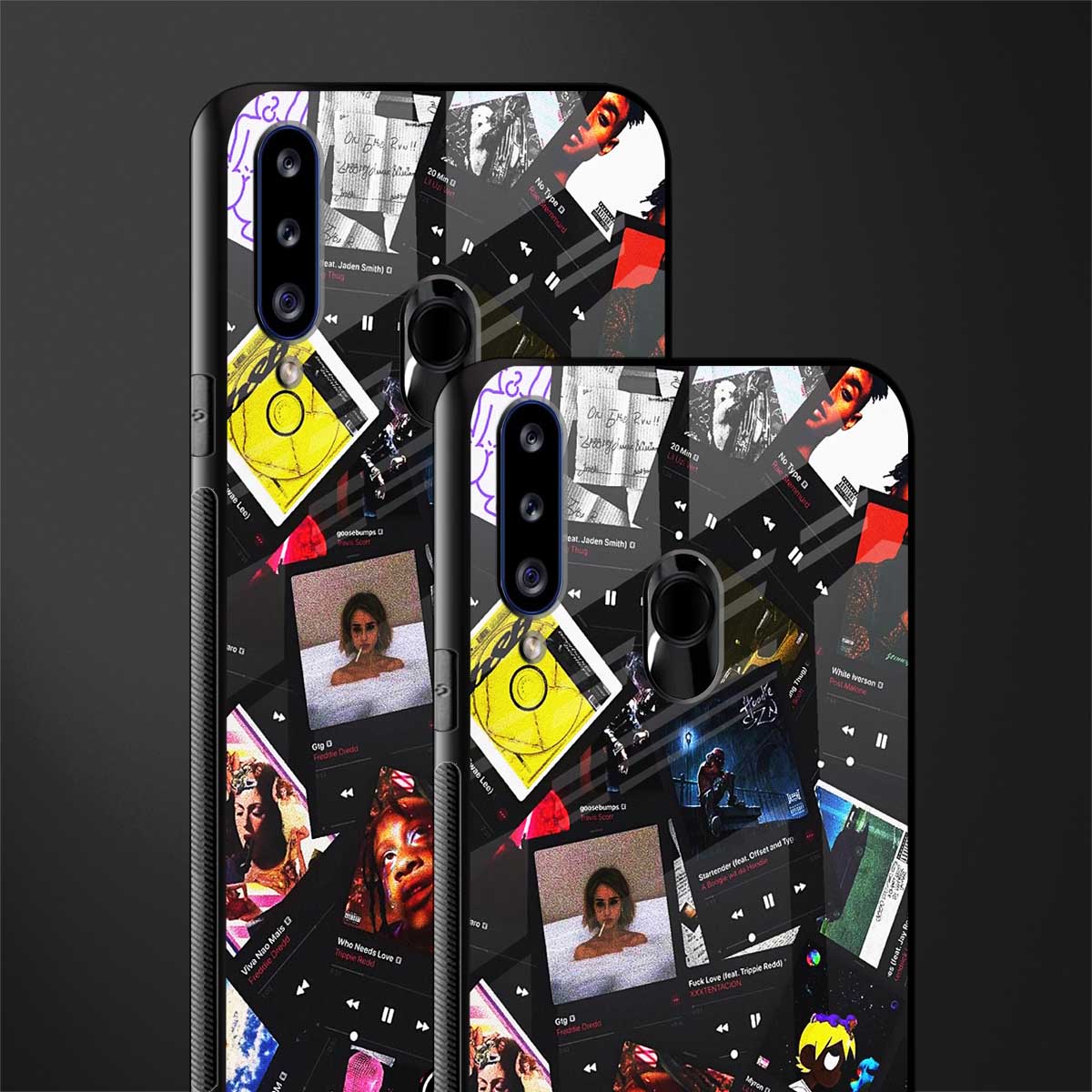 spotify and chill vibes music glass case for samsung galaxy a20s image-2