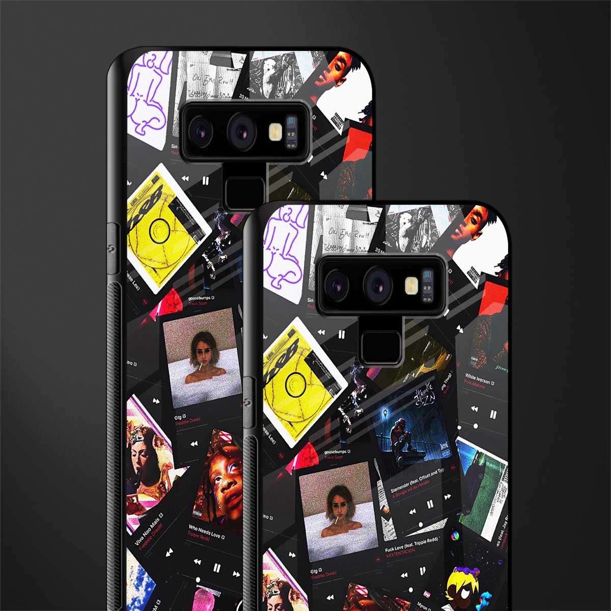 spotify and chill vibes music glass case for samsung galaxy note 9 image-2