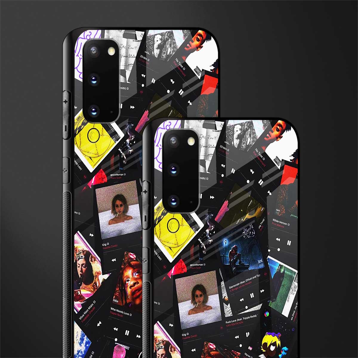 spotify and chill vibes music glass case for samsung galaxy s20 image-2