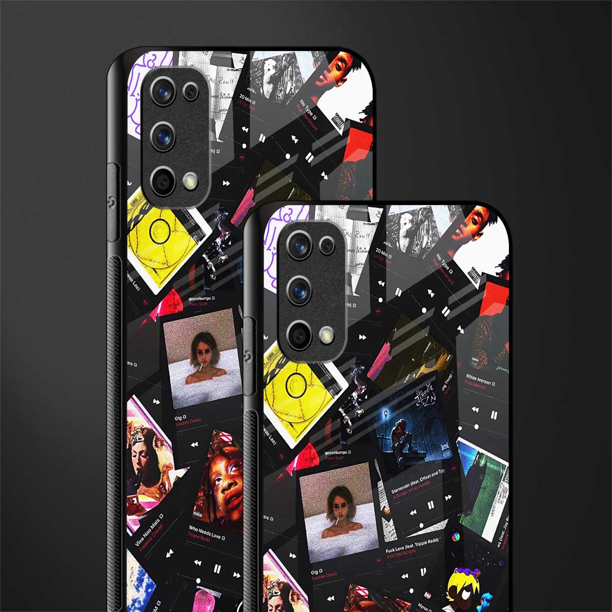 spotify and chill vibes music glass case for realme 7 pro image-2