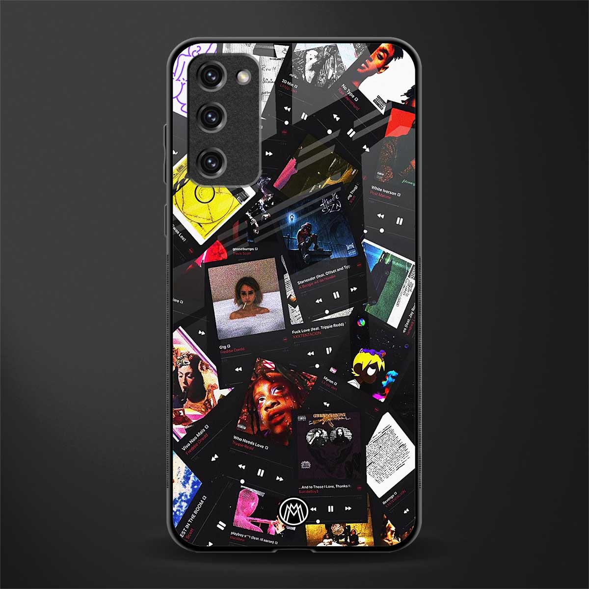 spotify and chill vibes music glass case for samsung galaxy s20 fe image