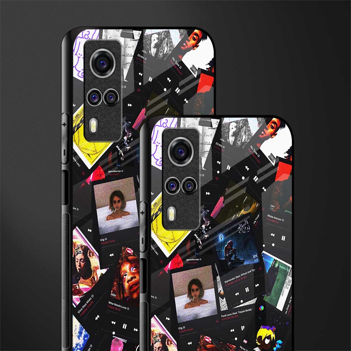 spotify and chill vibes music glass case for vivo y51 image-2