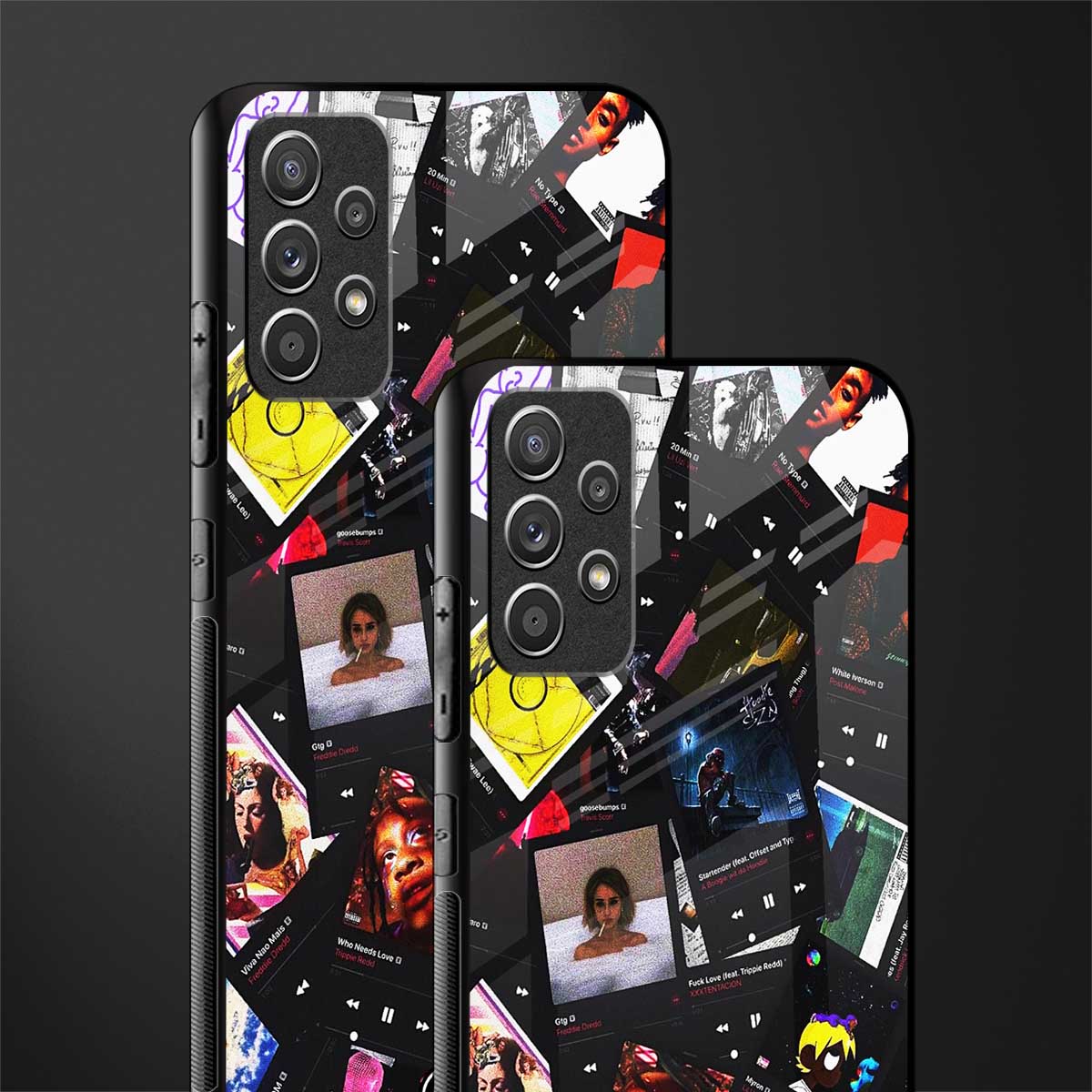 spotify and chill vibes music glass case for samsung galaxy a72 image-2