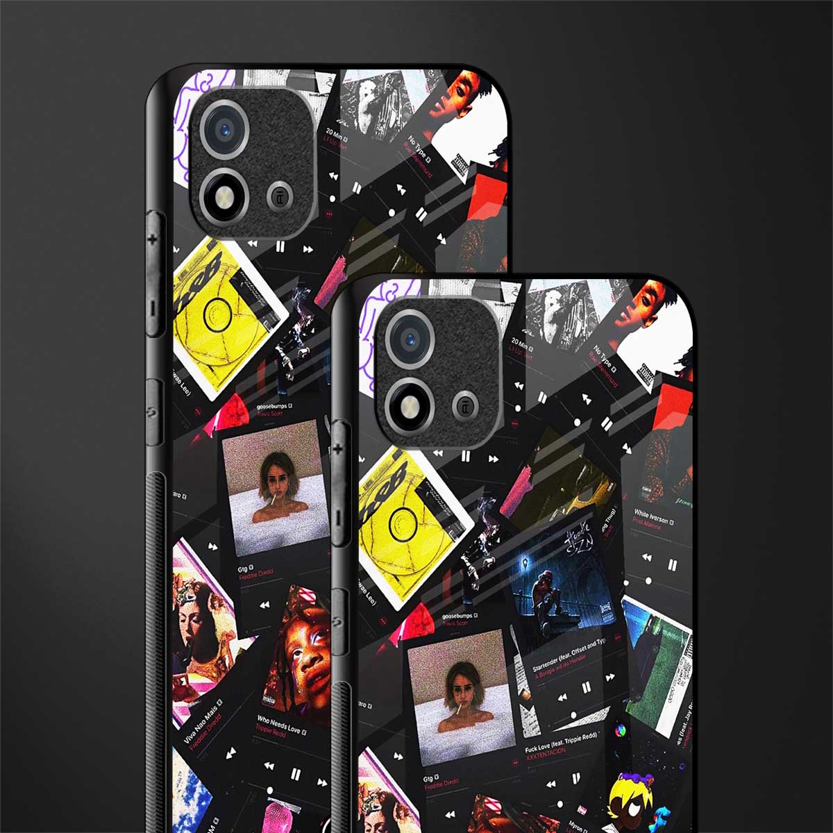 spotify and chill vibes music glass case for realme c20 image-2