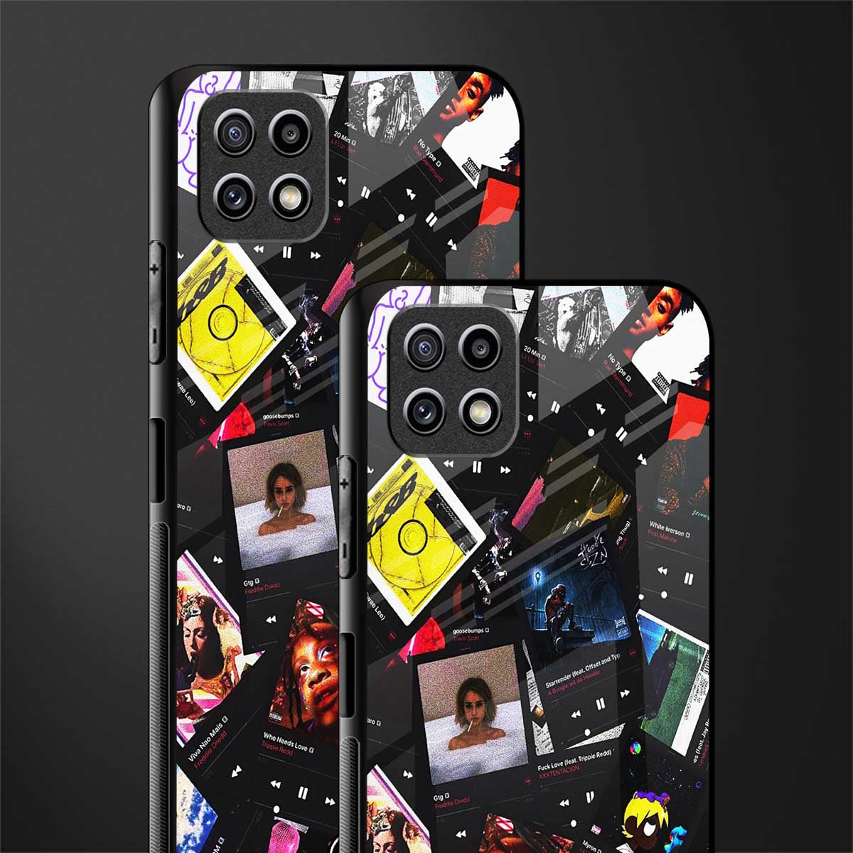 spotify and chill vibes music glass case for samsung galaxy a22 5g image-2